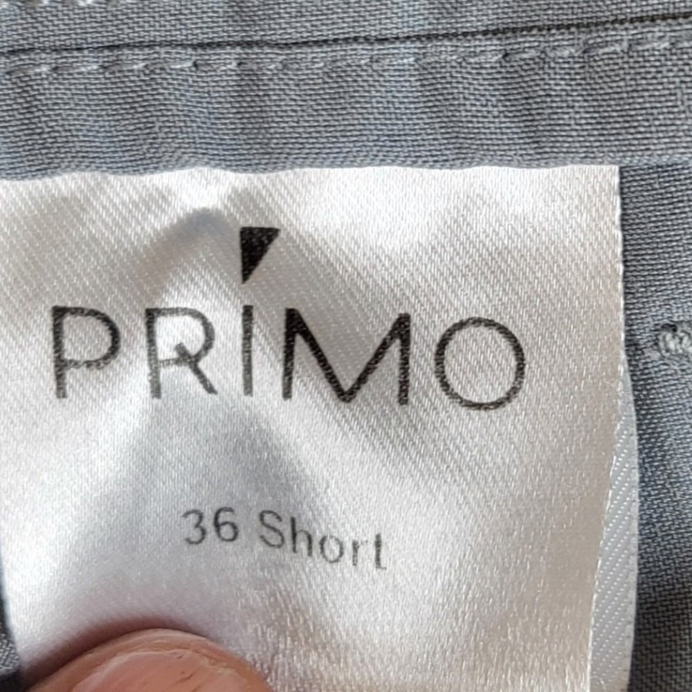 PRIMO Men's Gray Polyester Spandex Golf Chino Jogger Pants Size 36 Short - Picture 4 of 8